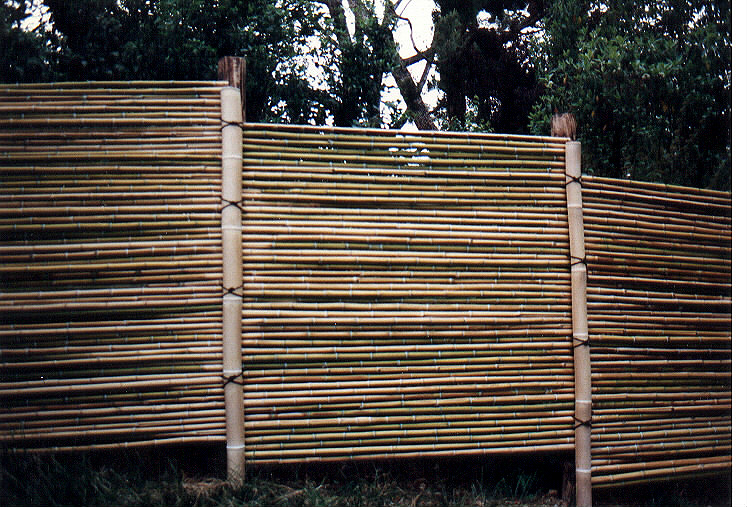 Cut Bamboo Fence